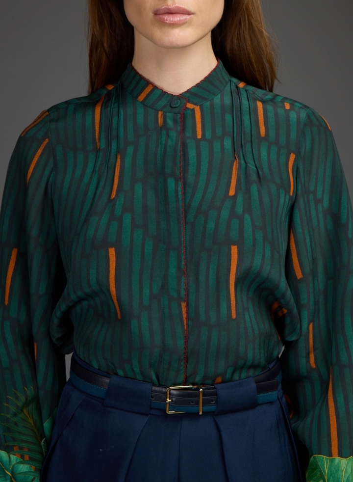 Printed FLORA Blouse