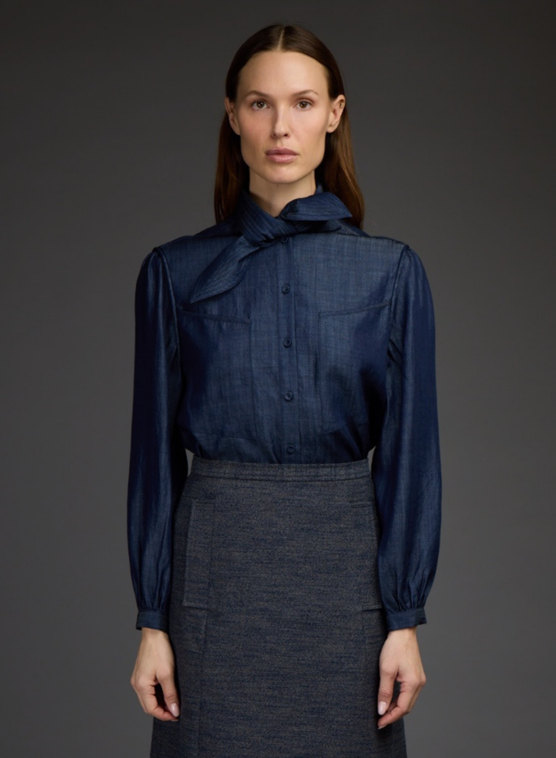 Neck-Tie CHARLIE Blouse