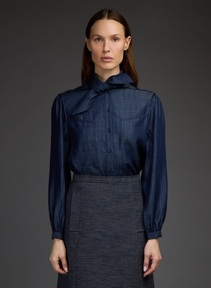 Neck-Tie CHARLIE Blouse