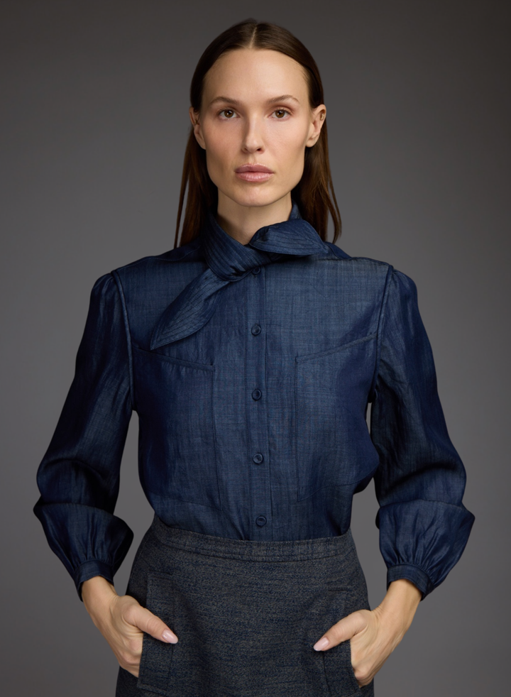 Neck-Tie CHARLIE Blouse