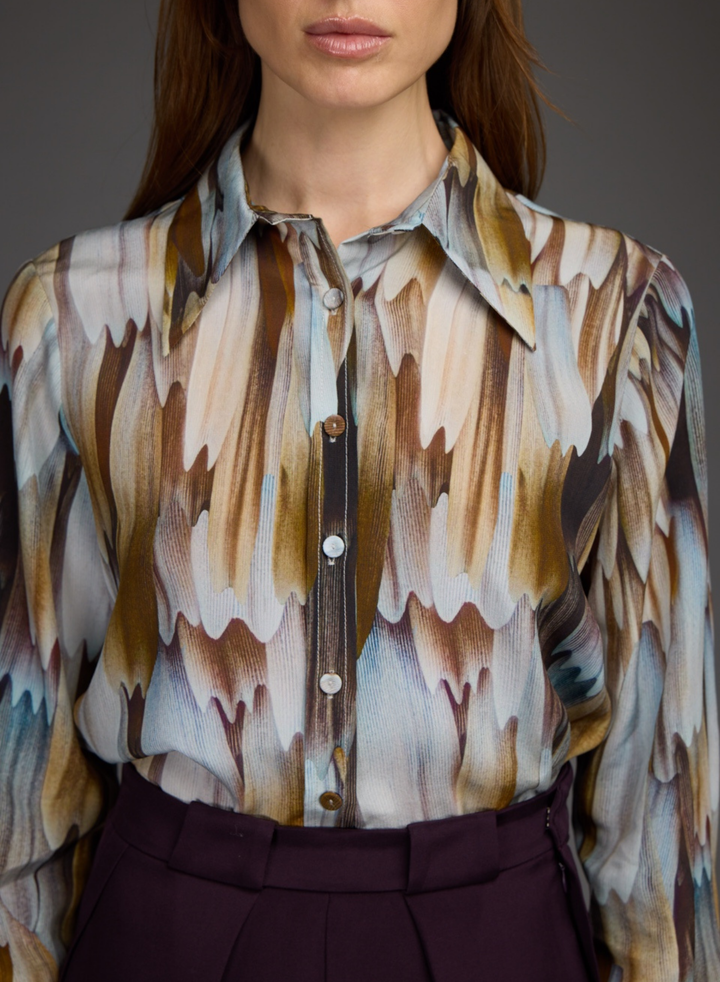 Printed FALLEN Blouse