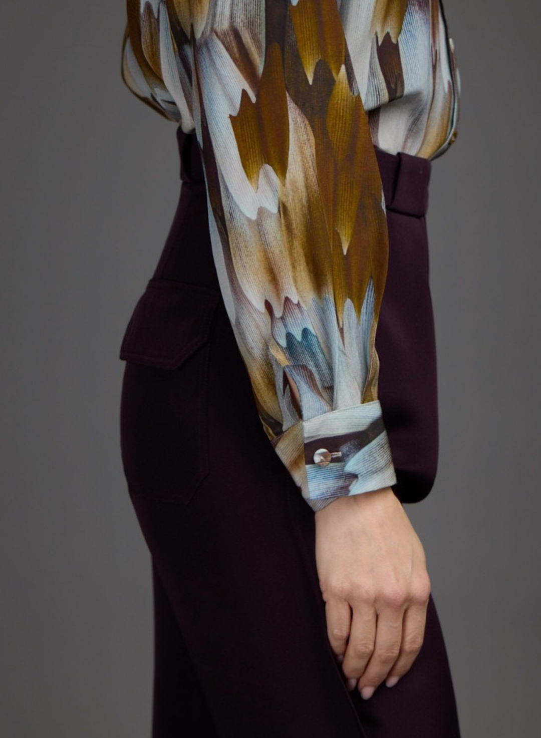 Printed FALLEN Blouse