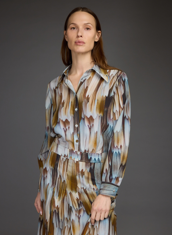 Printed FALLEN Blouse