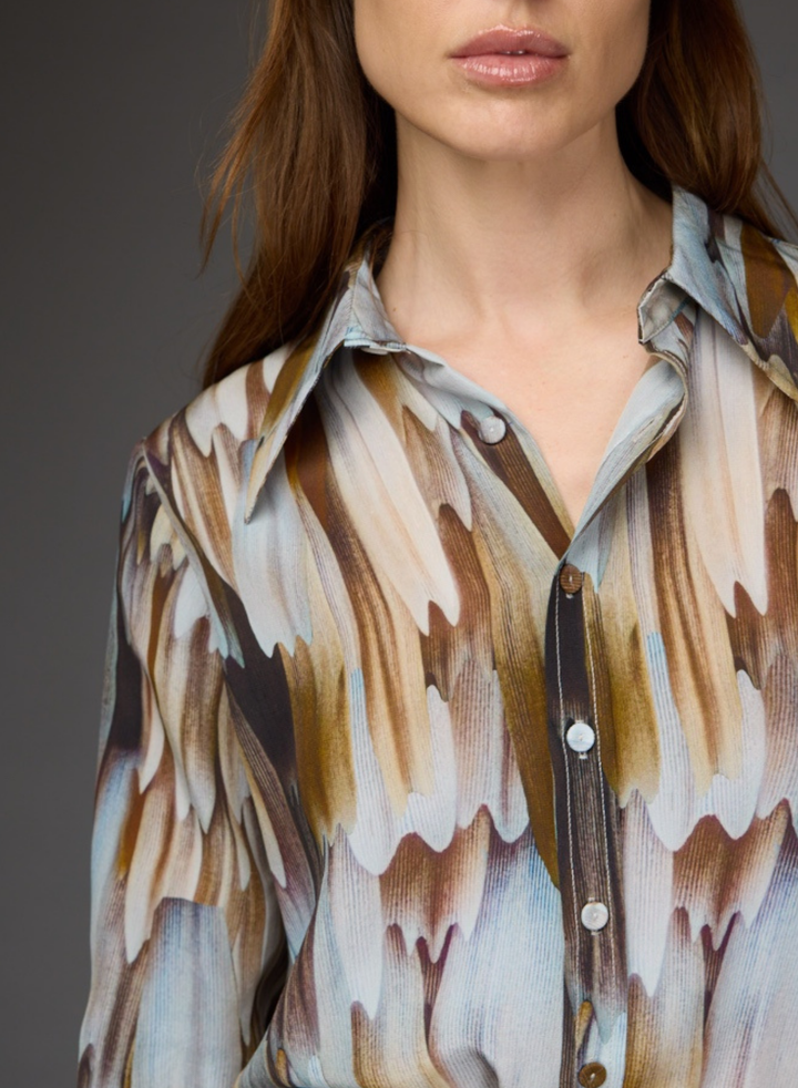 Printed FALLEN Blouse